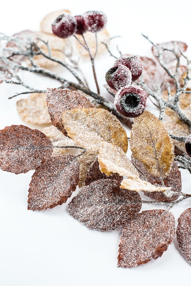 Artificial, Brown, Frosted Birch Pod Spray - 32" - Greenery MarketArtificial Flowers282806