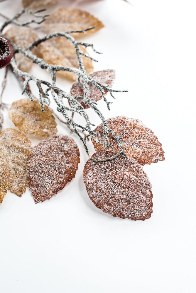 Artificial, Brown, Frosted Birch Pod Spray - 32" - Greenery MarketArtificial Flowers282806