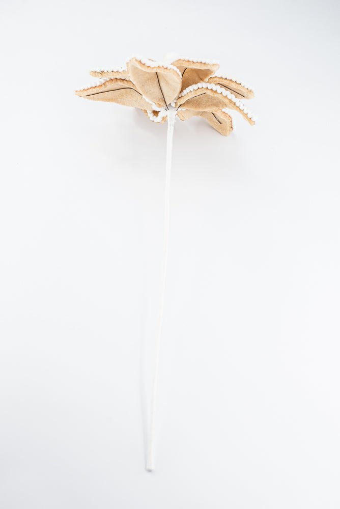 Artificial Brown Gingerbread Poinsettia Stem - 24" - Greenery MarketArtificial Flora86830BN