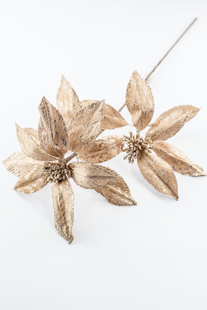 Artificial Brown & Gold Flower Spray - 25.5" - Greenery MarketArtificial Flowers279434