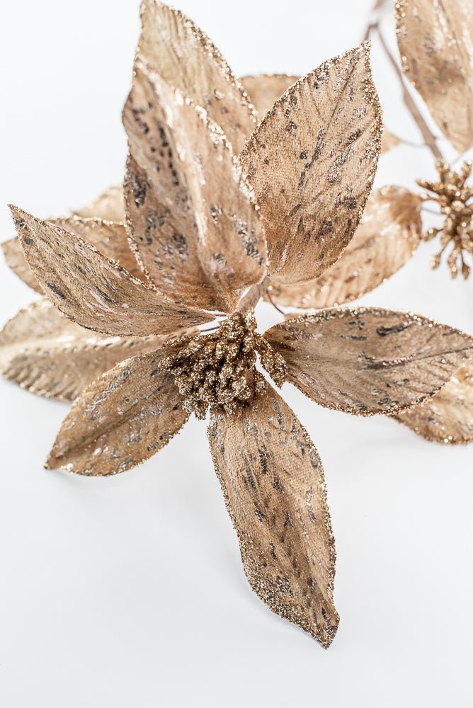 Artificial Brown & Gold Flower Spray - 25.5" - Greenery MarketArtificial Flowers279434