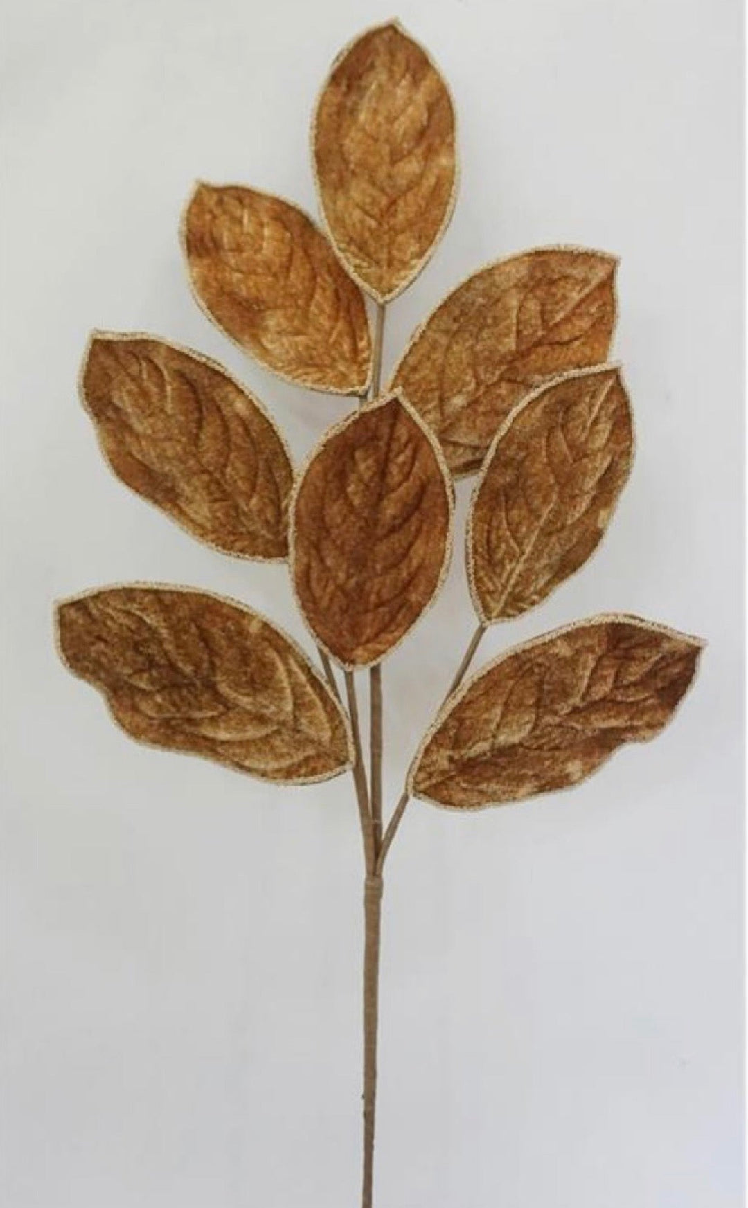 Artificial Brown Velvet Magnolia Leaf Spray - 27.5" - Greenery MarketArtificial FloraXF672-BRN
