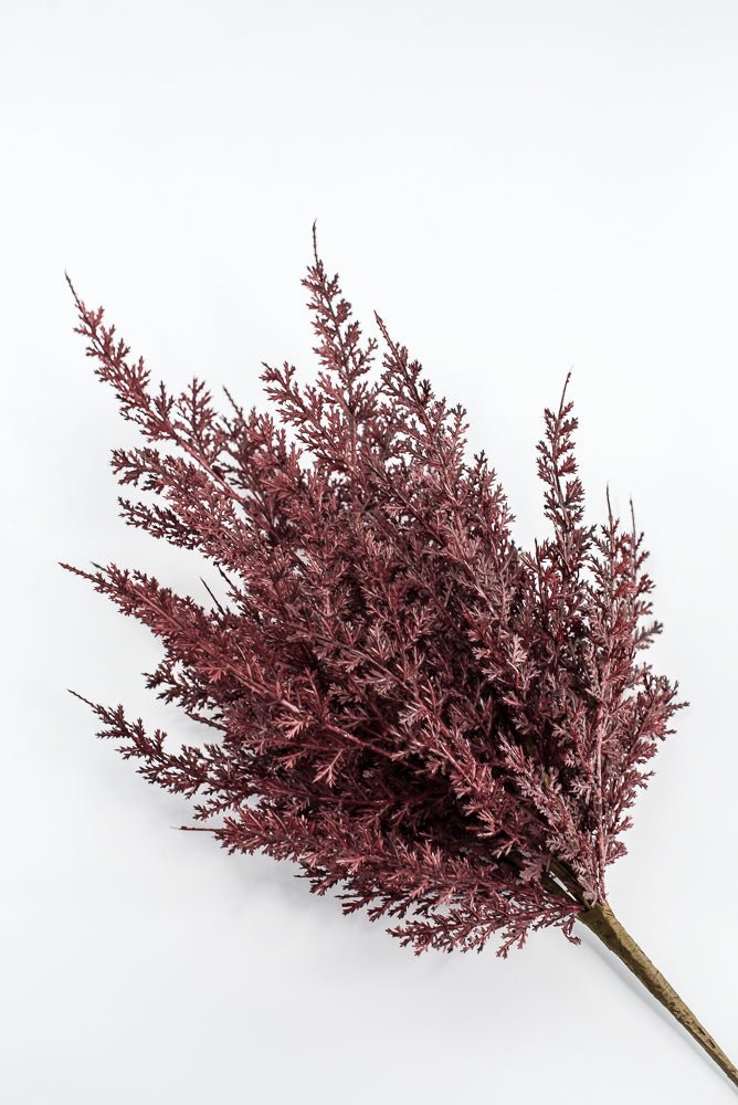 Artificial, Burgundy, Cedar Bush - 22" - Greenery MarketArtificial Flora85948-BG
