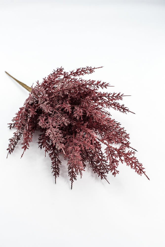 Artificial, Burgundy, Cedar Bush - 22" - Greenery MarketArtificial Flora85948-BG