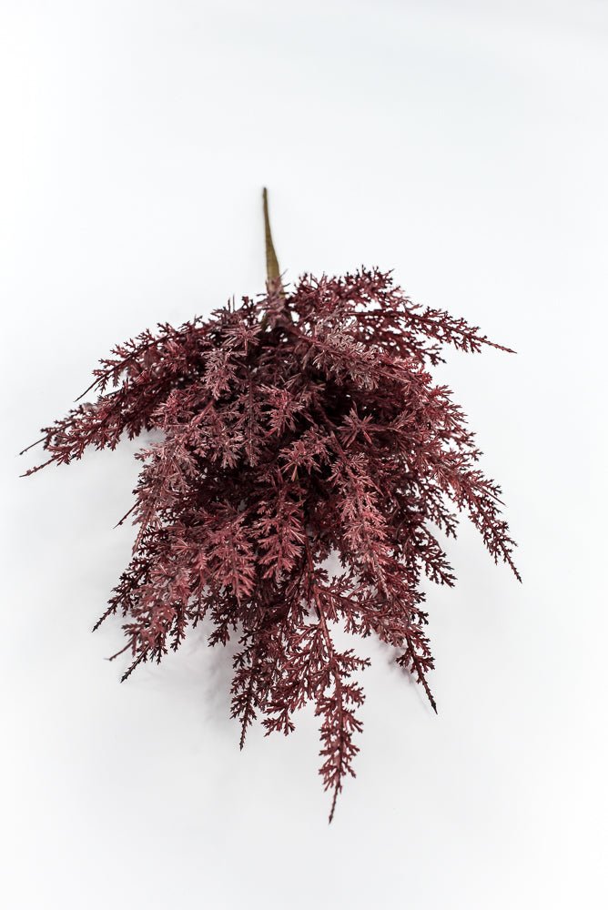 Artificial, Burgundy, Cedar Bush - 22" - Greenery MarketArtificial Flora85948-BG
