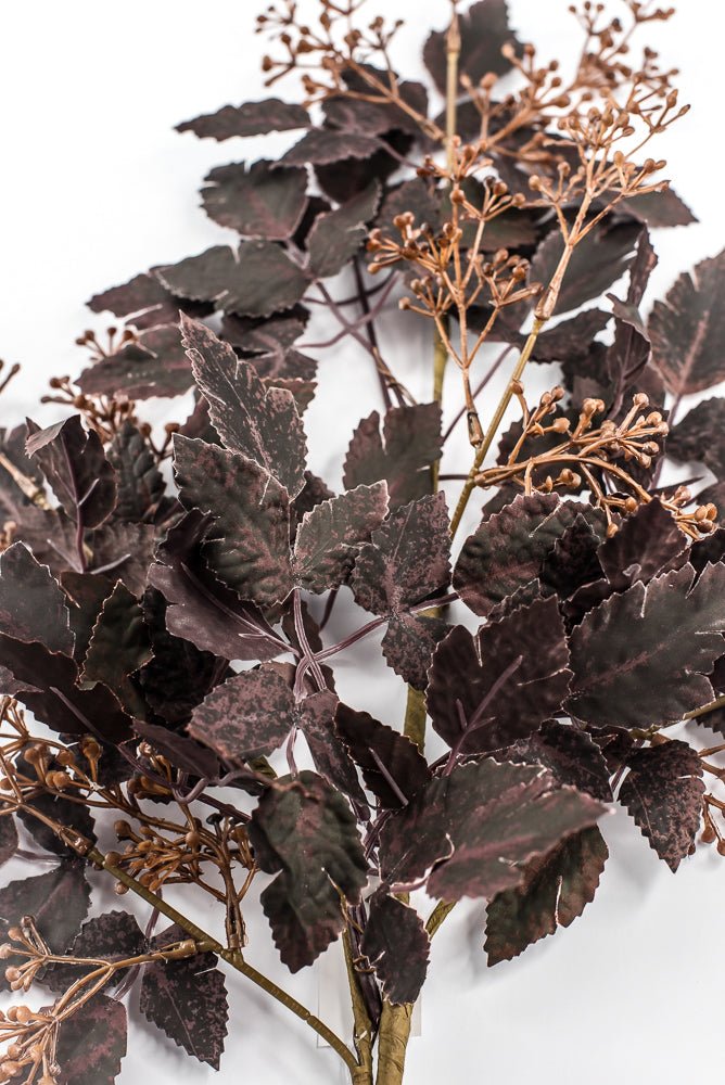 Artificial, Burgundy, Cimicifuga Berry Spray - 34" - Greenery MarketArtificial Flora65716