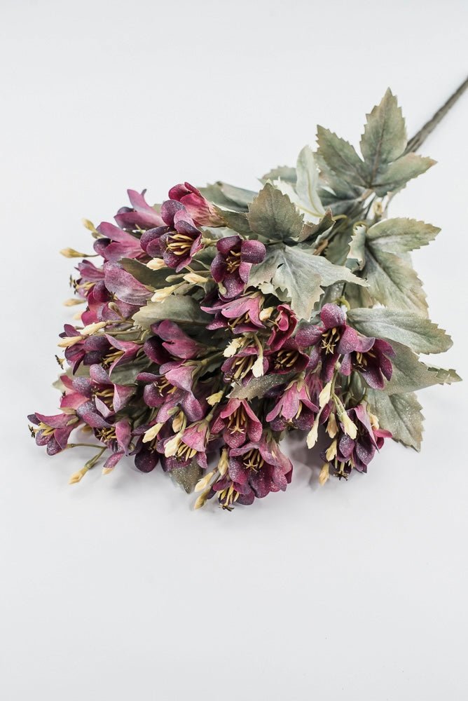 Artificial Burgundy Freesia Bush - 22" - Greenery MarketArtificial Flora85857-BG