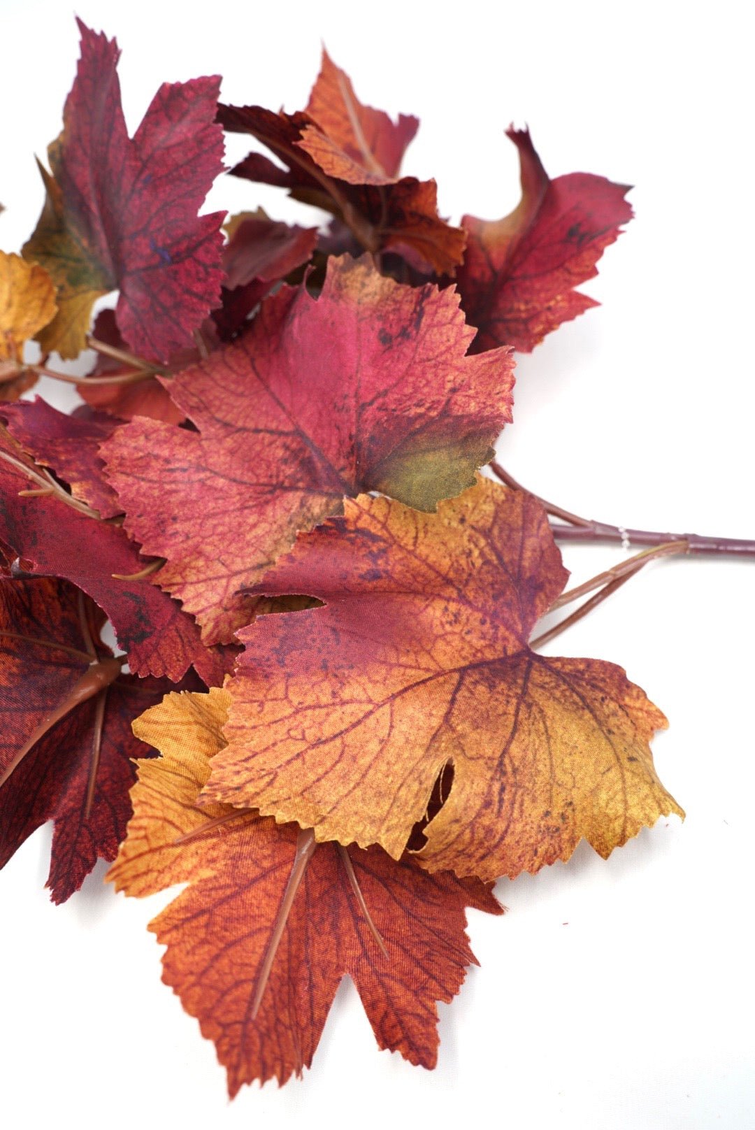 Artificial, Burgundy Grape Leaf Spray - 18" - Greenery MarketFL7031BU