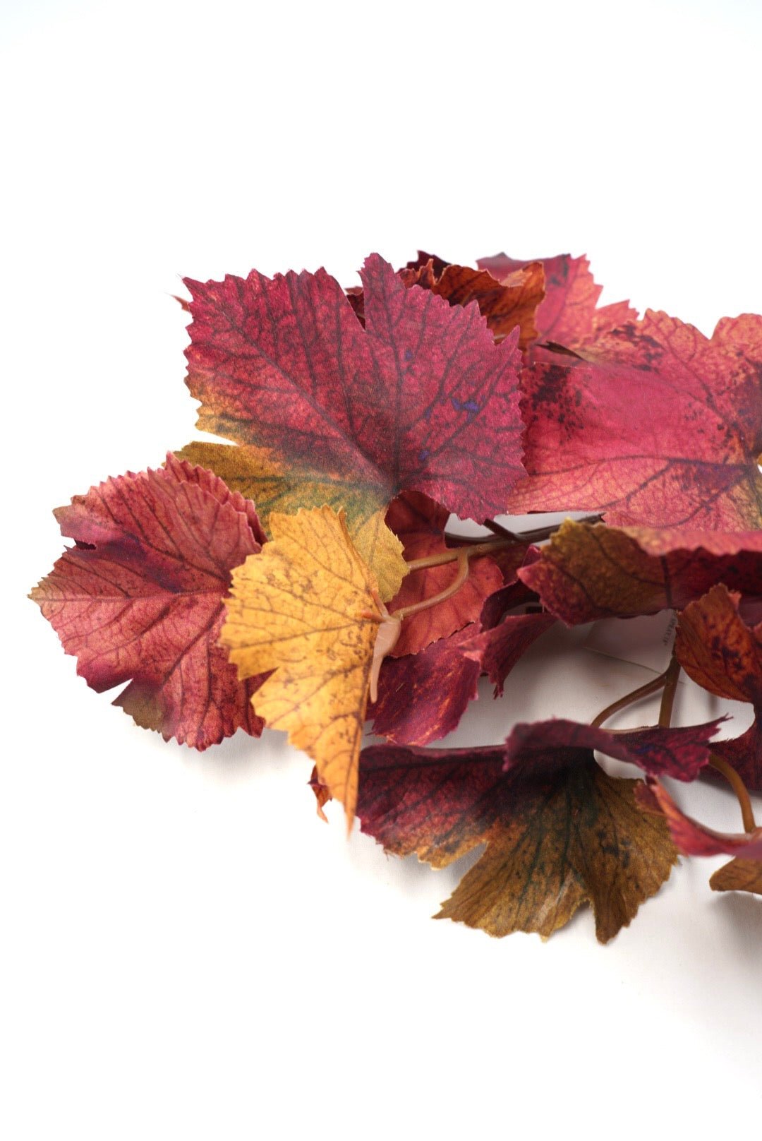 Artificial, Burgundy Grape Leaf Spray - 18" - Greenery MarketFL7031BU