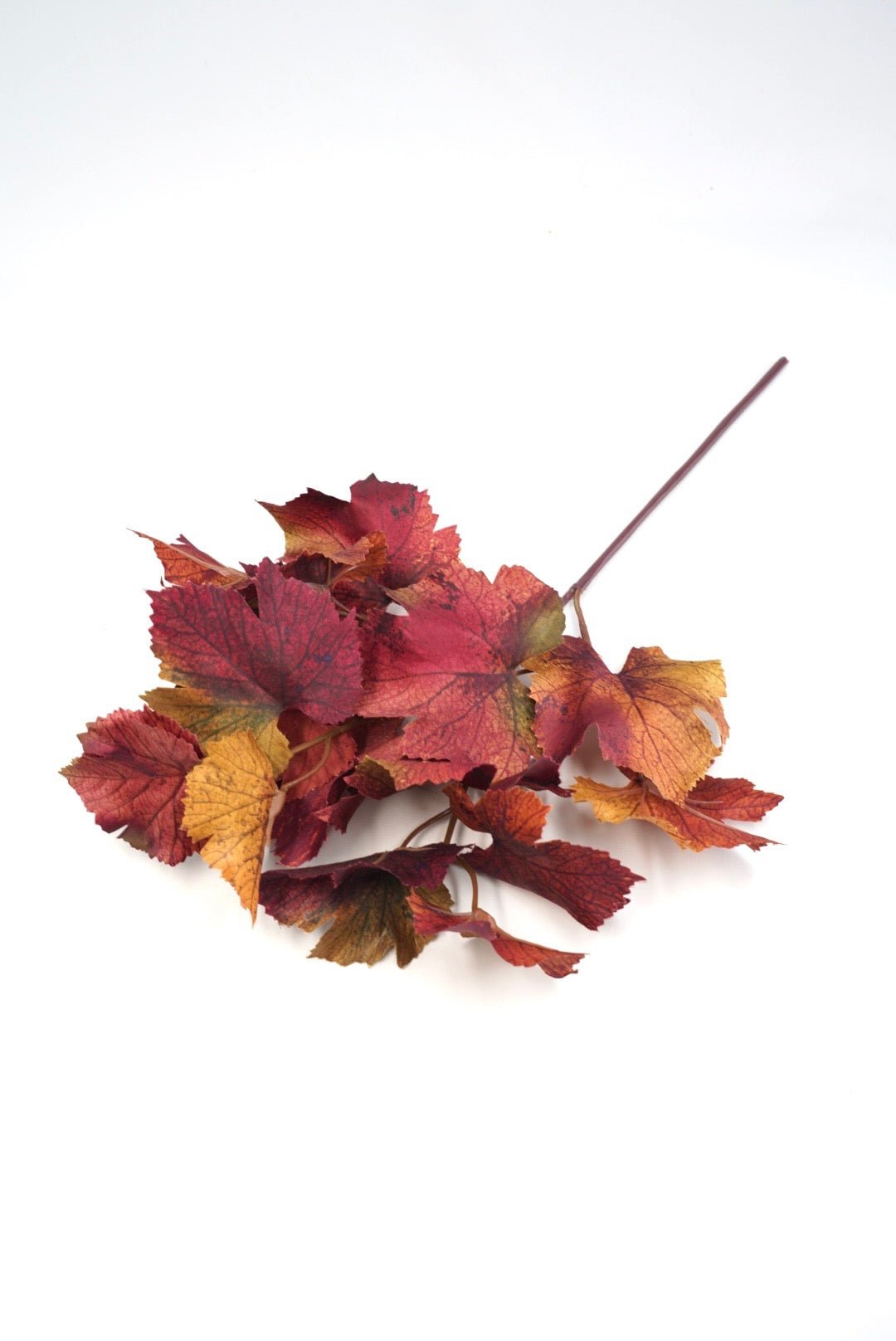 Artificial, Burgundy Grape Leaf Spray - 18" - Greenery MarketFL7031BU