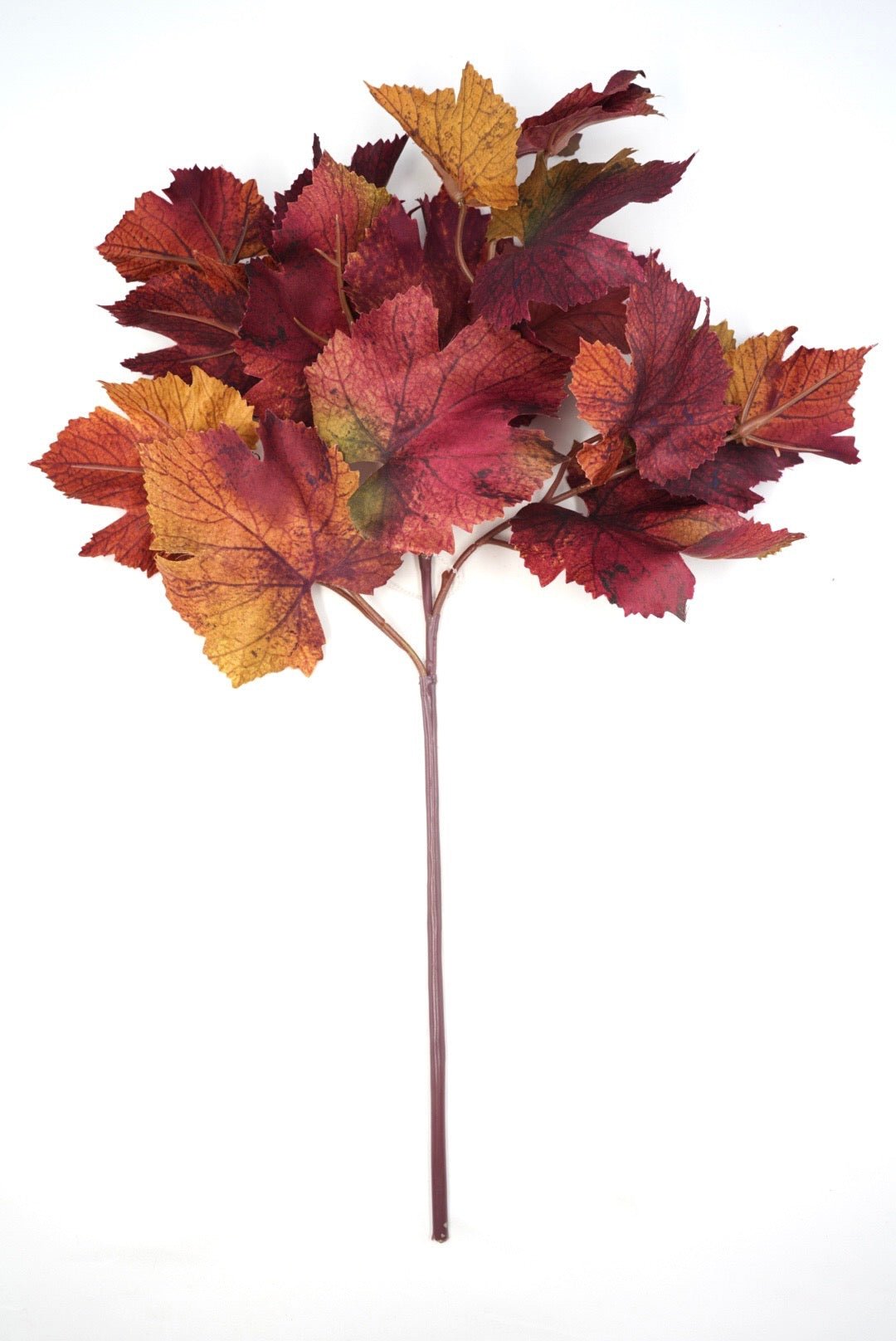 Artificial, Burgundy Grape Leaf Spray - 18" - Greenery MarketFL7031BU