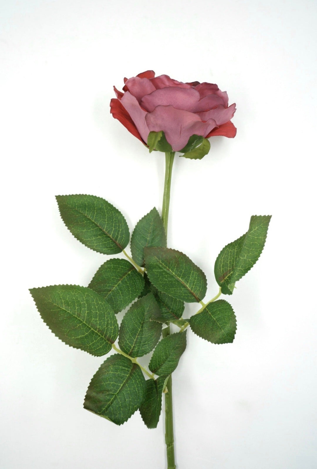 Artificial, Burgundy Rose Stem - 28" - Greenery Market2221043BU