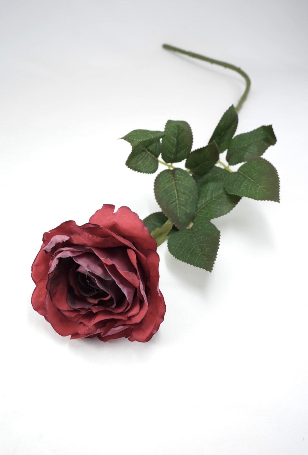 Artificial, Burgundy Rose Stem - 28" - Greenery Market2221043BU