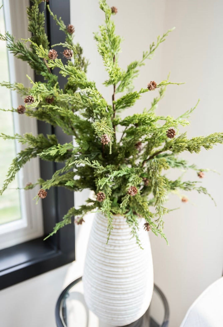 Artificial cedar and cone spray - Greenery Marketgreenery2825167GR