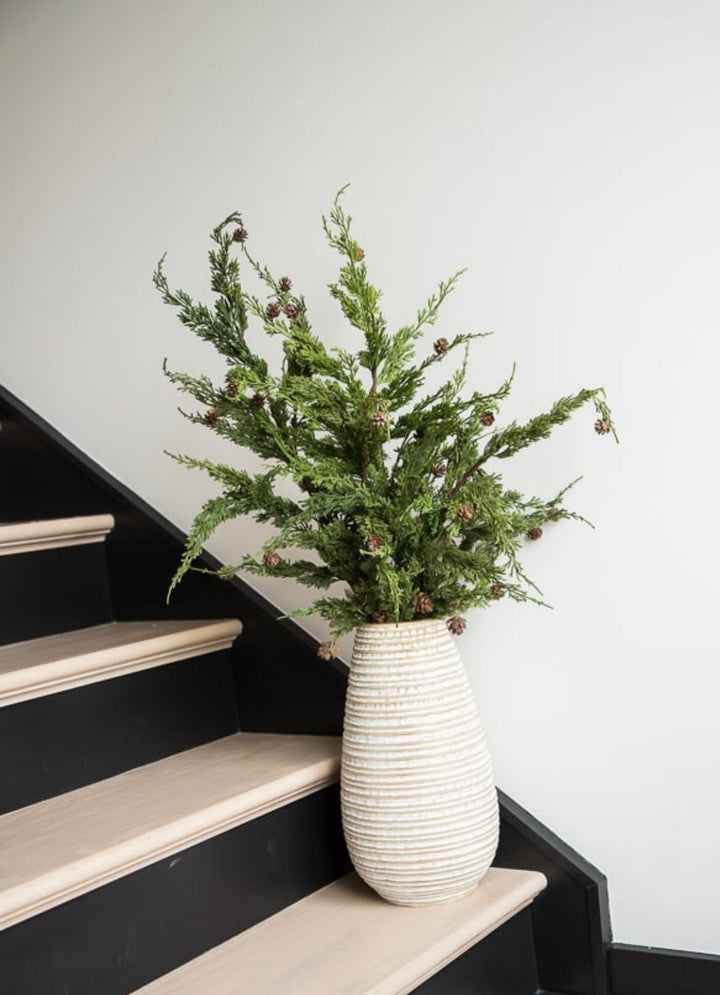 Artificial cedar and cone spray - Greenery Marketgreenery2825167GR