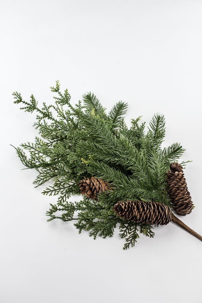 Artificial cedar and pine spray - Greenery MarketWinter and ChristmasX1795