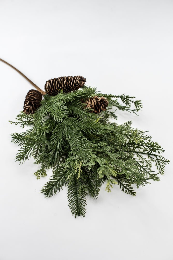 Artificial cedar and pine spray - Greenery MarketWinter and ChristmasX1795