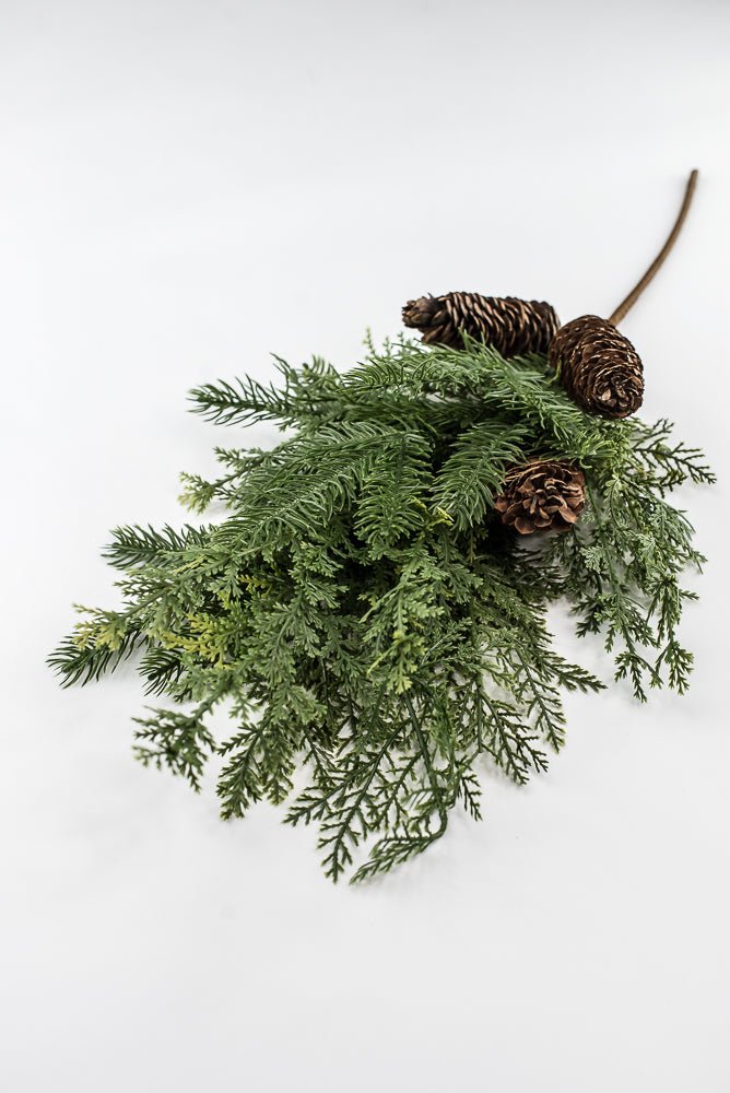 Artificial cedar and pine spray - Greenery MarketWinter and ChristmasX1795