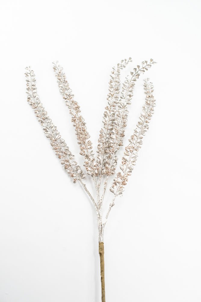 Artificial Champagne Beaded Leaf Spray - 29" - Greenery MarketArtificial FloraXG1054-CH