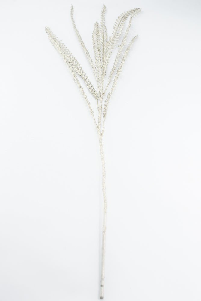Artificial Champagne Glitter Leaves Spray - 33" - Greenery MarketArtificial Flora86890CH