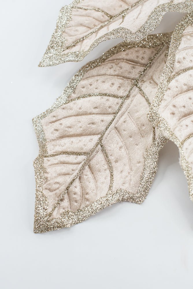 Artificial Champagne Holly Leaves Spray - 27" - Greenery Market86264CH