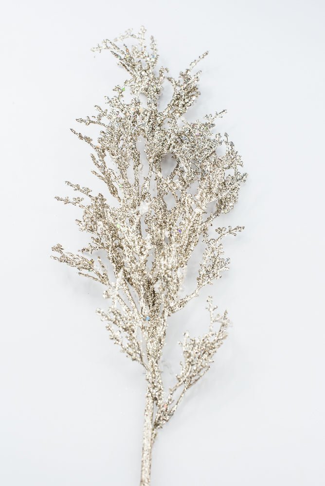 Artificial Champagne Ice Glitter Spray - 26" - Greenery MarketArtificial FloraXG1227-CH
