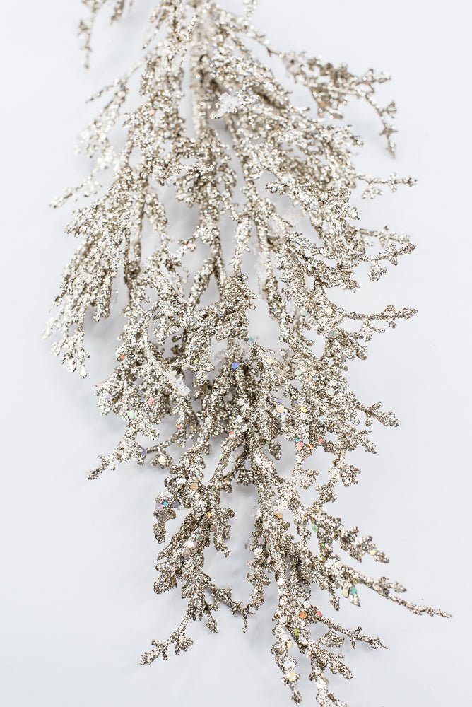 Artificial Champagne Ice Glitter Spray - 26" - Greenery MarketArtificial FloraXG1227-CH