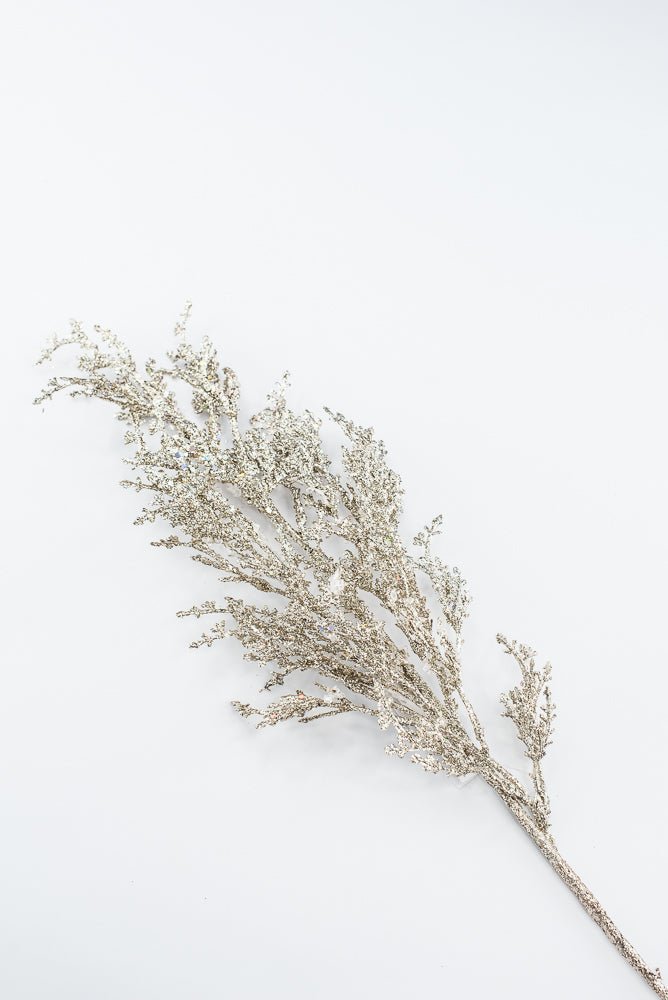 Artificial Champagne Ice Glitter Spray - 26" - Greenery MarketArtificial FloraXG1227-CH