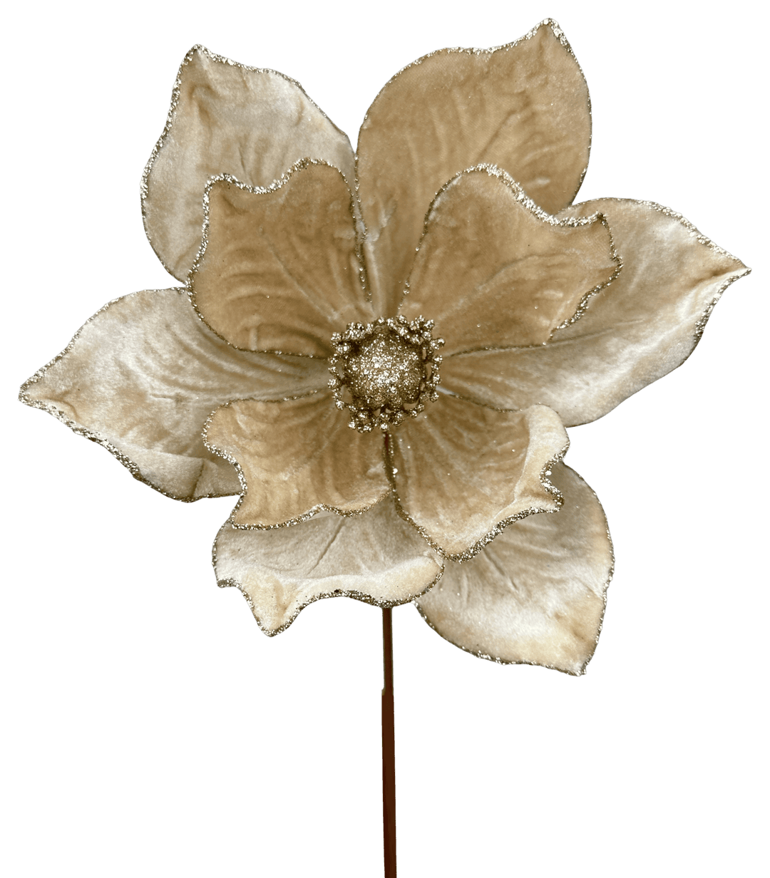 Artificial Champagne Magnolia Stem - 8" - Greenery Market86868CH