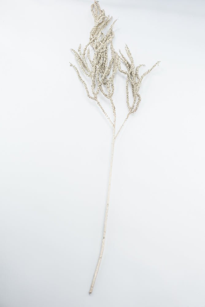 Artificial Champagne Metallic Hanging Berry Spray - 40" - Greenery MarketArtificial Flowers227924