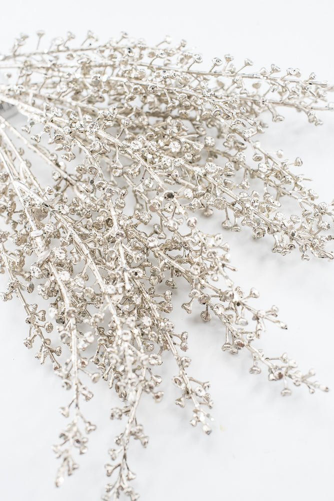 Artificial Champagne Sequin & Glitter Baby's Breath Bundle - 20" - Greenery MarketArtificial FloraXG1212-CH