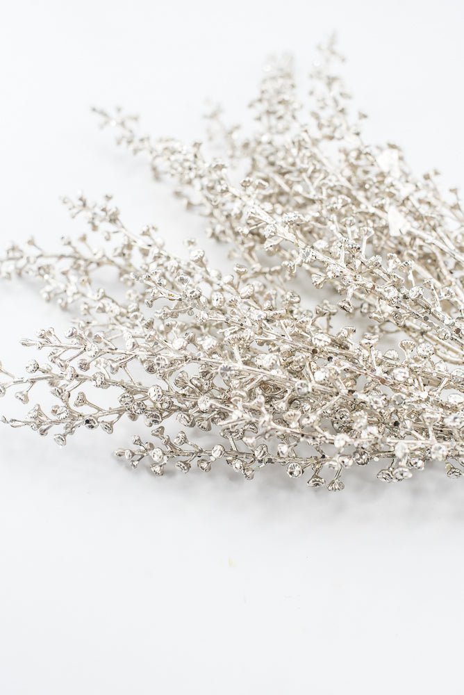 Artificial Champagne Sequin & Glitter Baby's Breath Bundle - 20" - Greenery MarketArtificial FloraXG1212-CH