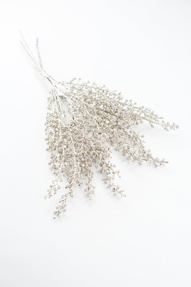 Artificial Champagne Sequin & Glitter Baby's Breath Bundle - 20" - Greenery MarketArtificial FloraXG1212-CH