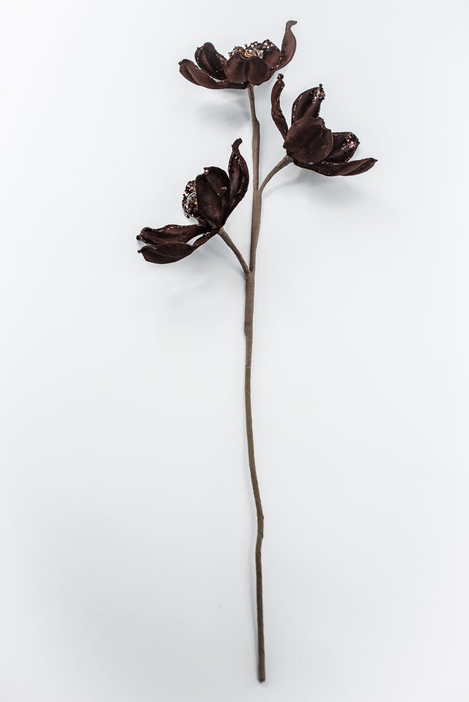 Artificial Chocolate Magnolia Spray - 29" - Greenery MarketArtificial Flowers283573