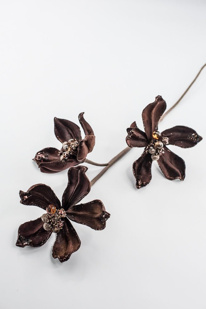 Artificial Chocolate Magnolia Spray - 29" - Greenery MarketArtificial Flowers283573