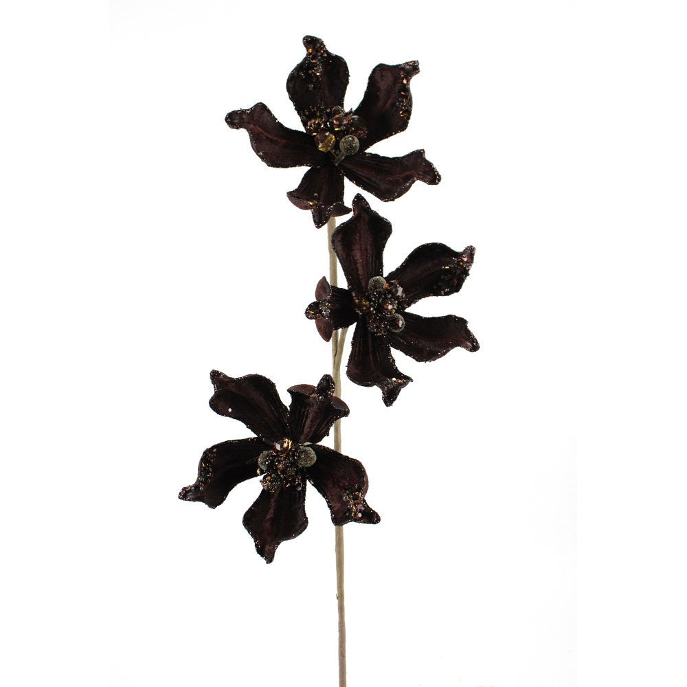 Artificial Chocolate Magnolia Spray - 29" - Greenery MarketArtificial Flowers283573