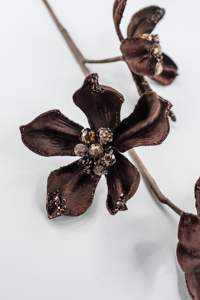 Artificial Chocolate Magnolia Spray - 29" - Greenery MarketArtificial Flowers283573
