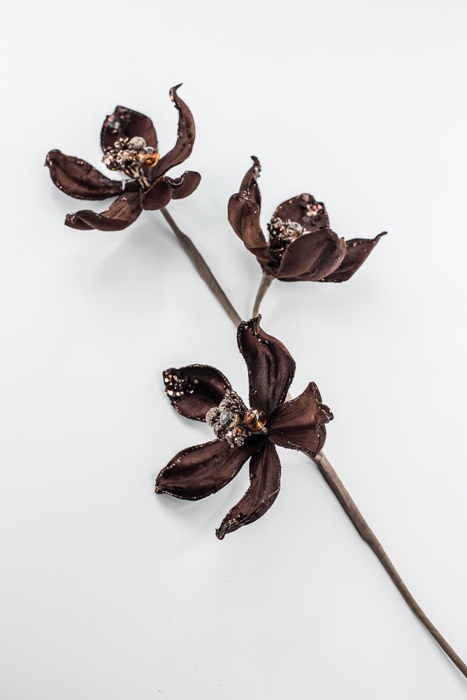 Artificial Chocolate Magnolia Spray - 29" - Greenery MarketArtificial Flowers283573