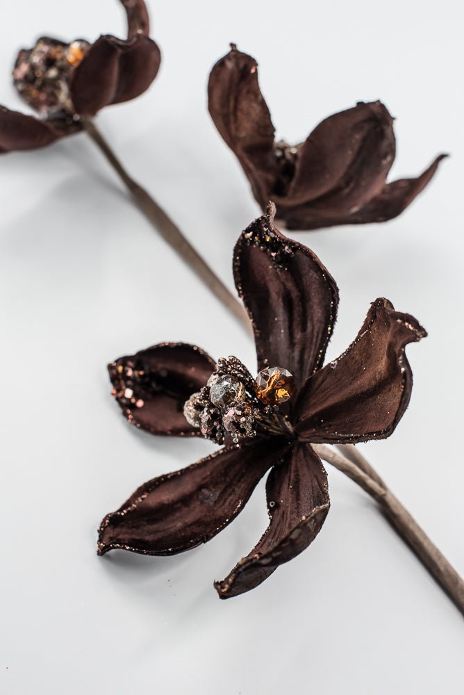 Artificial Chocolate Magnolia Spray - 29" - Greenery MarketArtificial Flowers283573