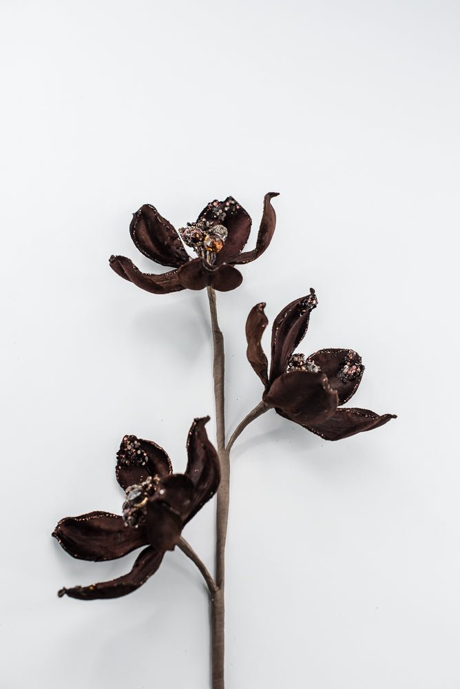 Artificial Chocolate Magnolia Spray - 29" - Greenery MarketArtificial Flowers283573