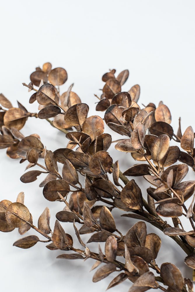 Artificial Copper Brown Mini Leaf Spray - 24" - Greenery MarketArtificial Flowers281441