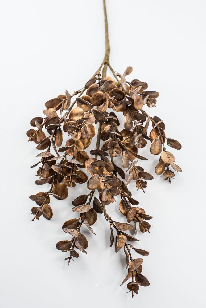 Artificial Copper Brown Mini Leaf Spray - 24" - Greenery MarketArtificial Flowers281441