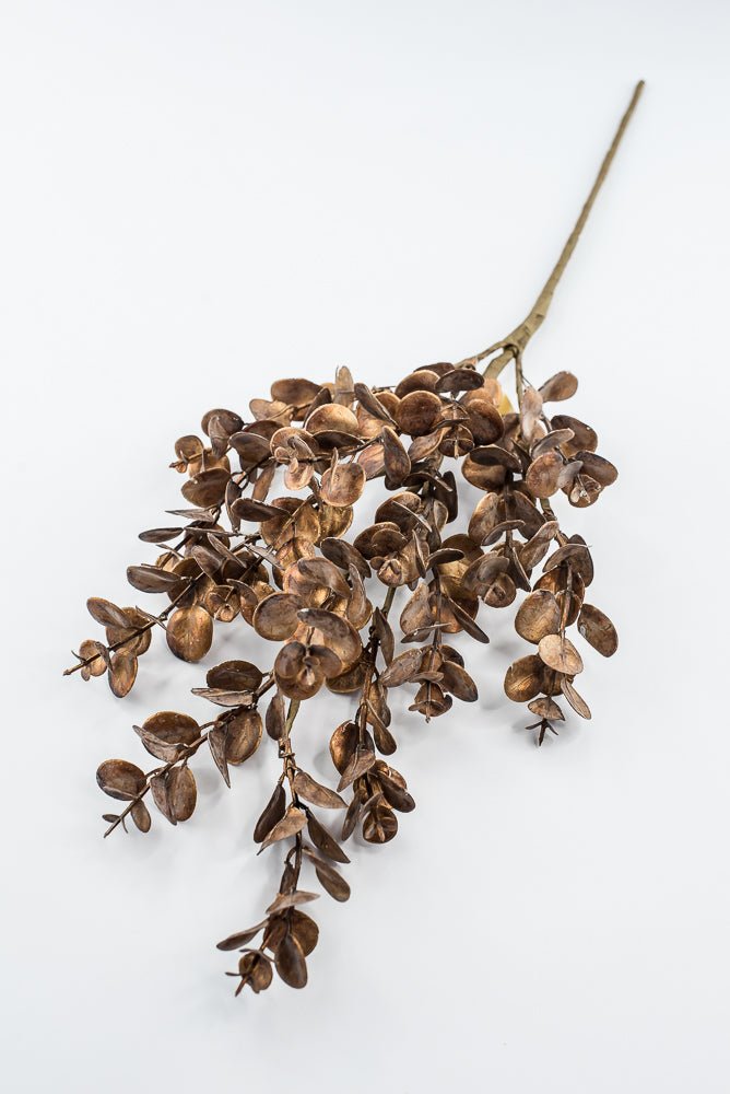 Artificial Copper Brown Mini Leaf Spray - 24" - Greenery MarketArtificial Flowers281441