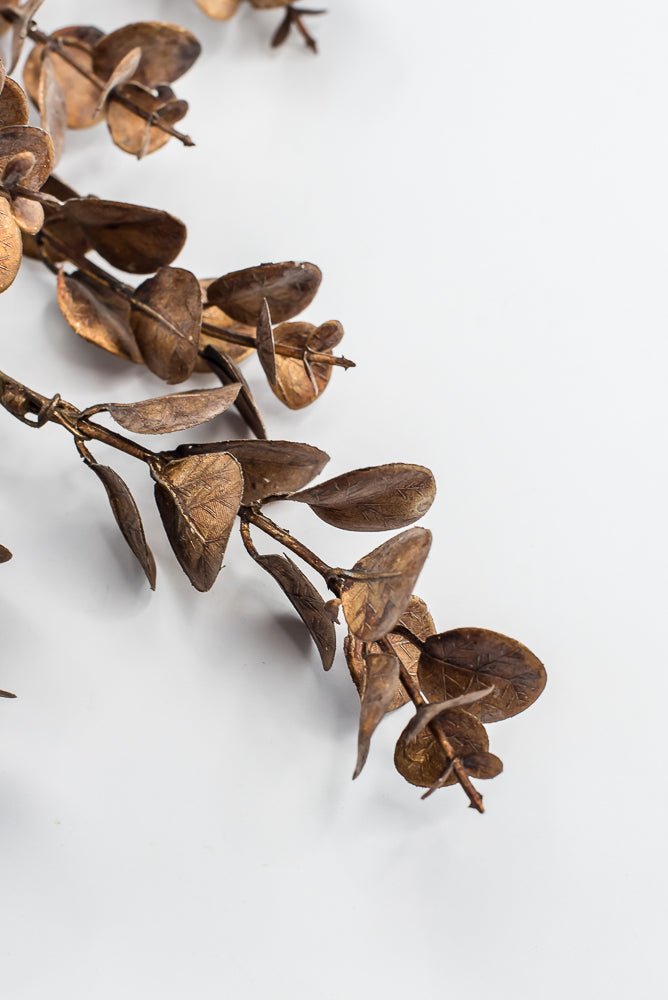 Artificial Copper Brown Mini Leaf Spray - 24" - Greenery MarketArtificial Flowers281441