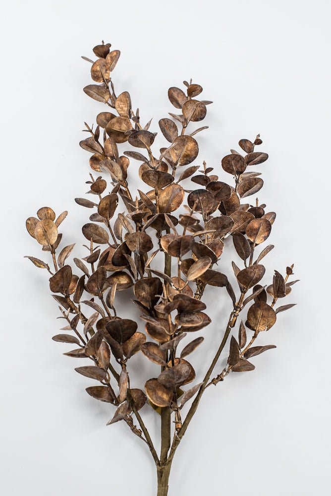 Artificial Copper Brown Mini Leaf Spray - 24" - Greenery MarketArtificial Flowers281441