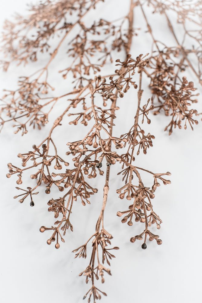 Artificial Copper Eucalyptus Seed Spray - 33" - Greenery MarketArtificial Flora65746-COPPER