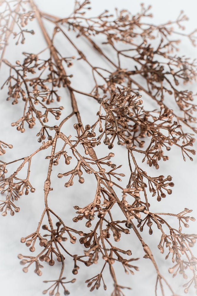 Artificial Copper Eucalyptus Seed Spray - 33" - Greenery MarketArtificial Flora65746-COPPER
