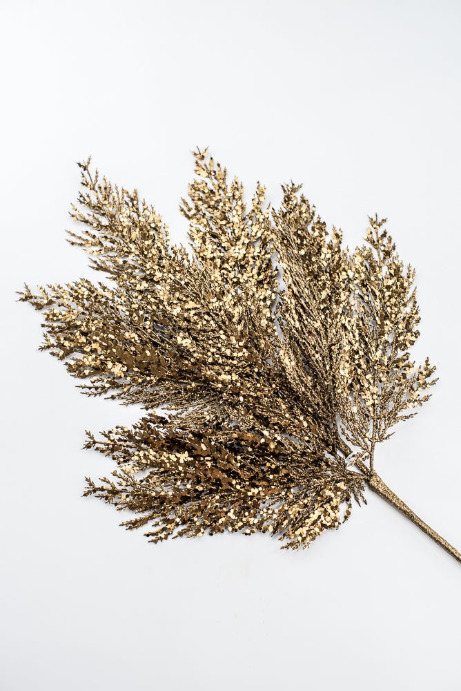 Artificial Copper & Gold Glittered Pine Spray - 29" - Greenery MarketArtificial FloraXG1128-COPGO