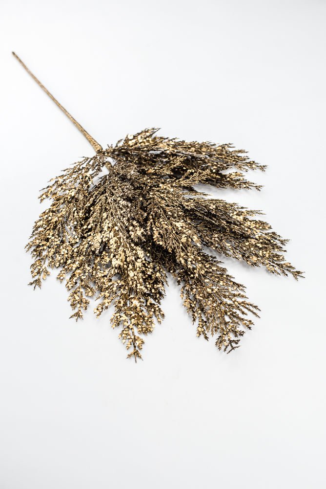 Artificial Copper & Gold Glittered Pine Spray - 29" - Greenery MarketArtificial FloraXG1128-COPGO