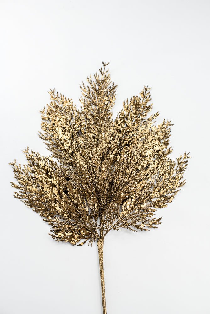Artificial Copper & Gold Glittered Pine Spray - 29" - Greenery MarketArtificial FloraXG1128-COPGO